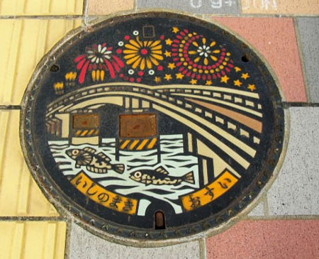 日本有趣的井盖文化