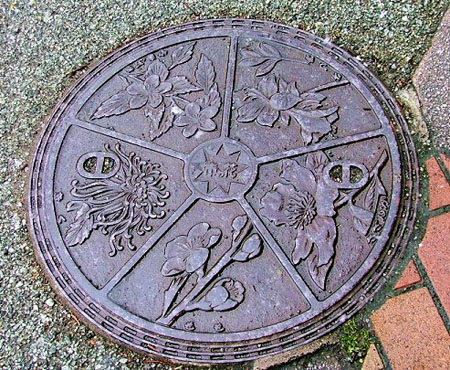 日本有趣的井盖文化
