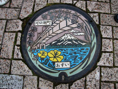 日本有趣的井盖文化