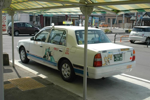 台湾痛车的士上路引惊叹