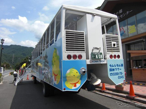 日本首都圈将展开水陆两用观光巴士的社会实验