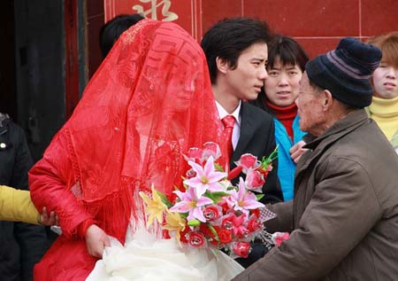 日本人看中国农村婚礼