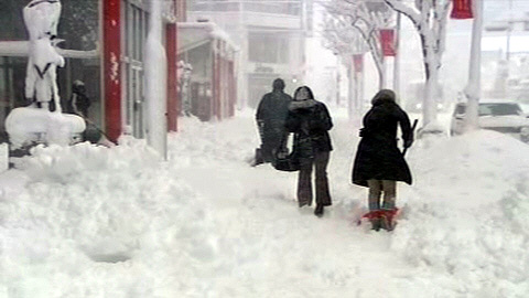 北陆东北地区今明两日大雪 气象厅呼吁提防风浪