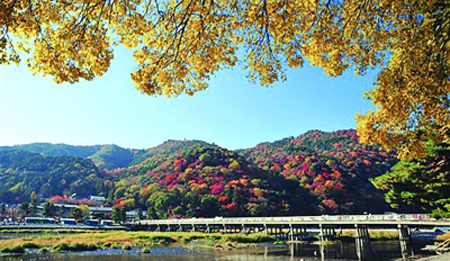 文学韵味的幽静山林岚山•嵯峨野