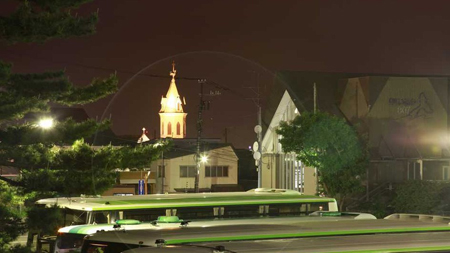 函馆山上俯瞰美妙夜景