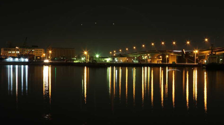 函馆山上俯瞰美妙夜景