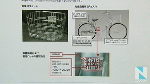 日本自行车采用中国车篮被测出放射性物质