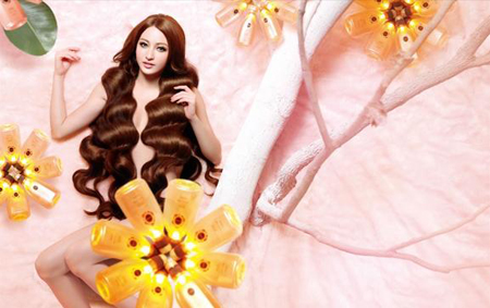 玛宣妮全新电视形象广告  长发童话公主丝丝心动