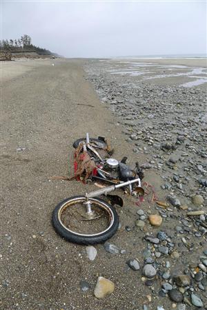 日本海啸灾区摩托车漂流至加拿大被发现