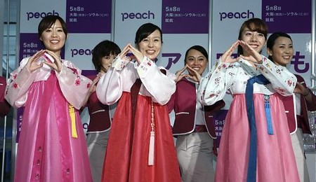桃子航空开通关西机场至韩国仁川航线