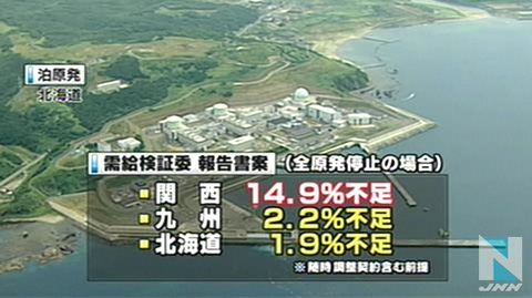 今夏日本电力再陷困境 3家电力公司供电不足