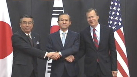 日美韩今天于首尔举行朝核三方会谈互换意见