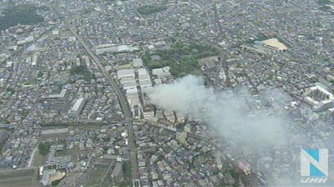 东映京都摄影棚发生大火 整栋工作室被烧