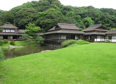 横滨传统庭院公园三溪园