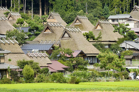 美山町的日本田园风光