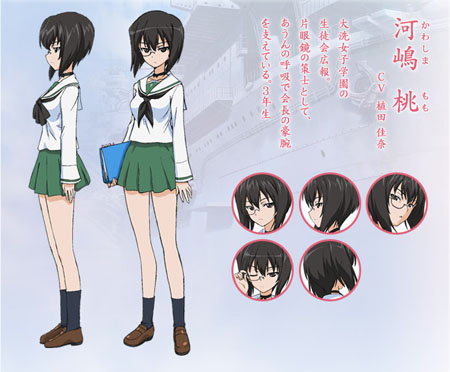 10月原创动画《少女与战车》CAST追加 人设公开