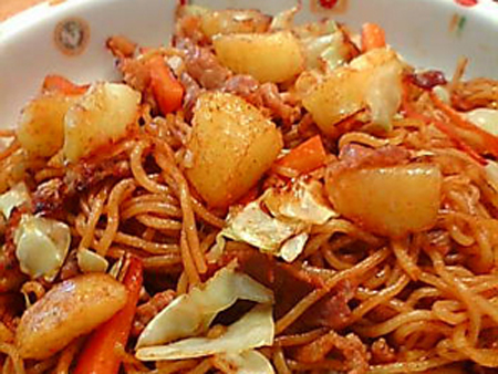 土豆炒面