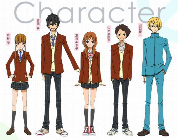 本作的声优阵容十分豪华:女主人公水谷雫(cv:户松遥,男主人公吉田春