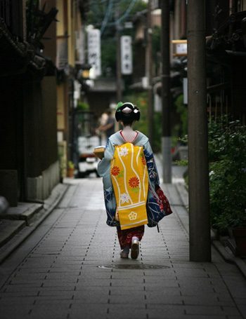 窥视神秘的日本京都艺妓