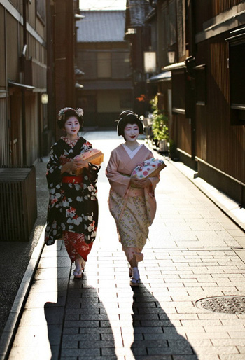 窥视神秘的日本京都艺妓