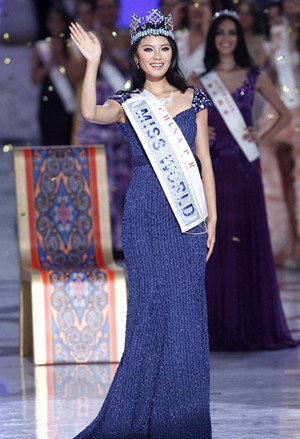 中国美女问鼎世界小姐 日本网民热议美的标准