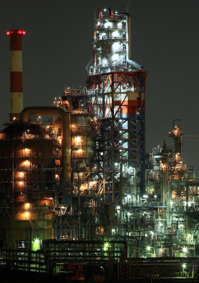 “工厂萌”旅游 领略日本四大工厂夜景