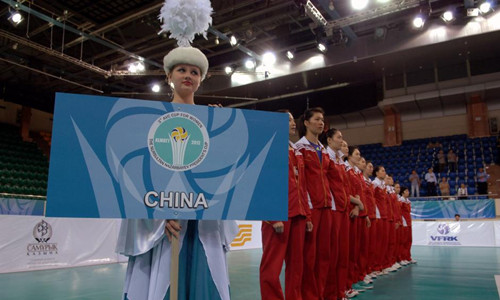 女排亚洲杯首战：中国女排轻取日本