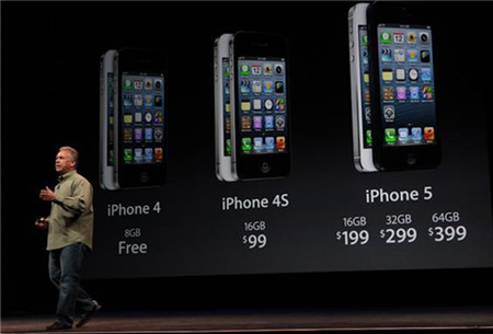 苹果iPhone5正式亮相 香港、日本等地21日发售