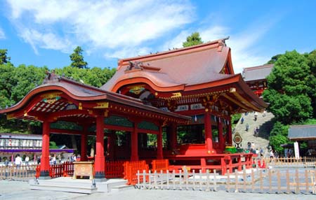拜访日本镰仓传奇寺庙神社