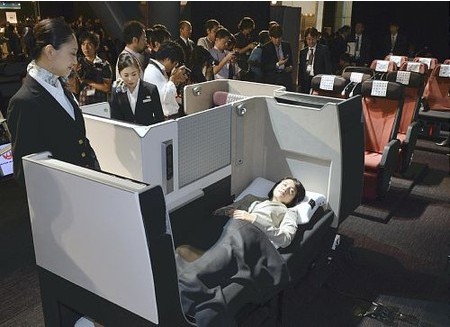 日航将在国际线商务舱引入新款平躺座椅