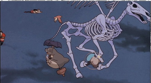 日本网络话题：龙猫曾出现《天空之城》?