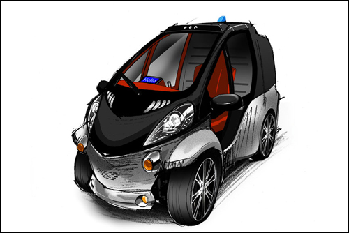 丰田概念车Smart INSECT 可通过传感器进行脸部认证