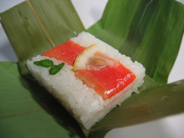 条纹竹叶寿司