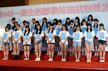 中国版AKB48——SNH48人选出炉 摒弃“日式印象”