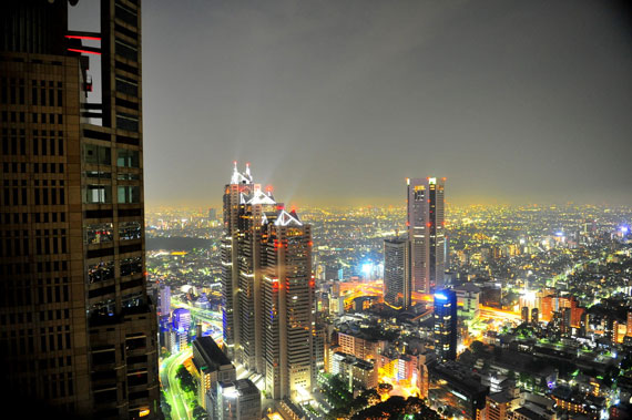 璀璨的东京不夜城