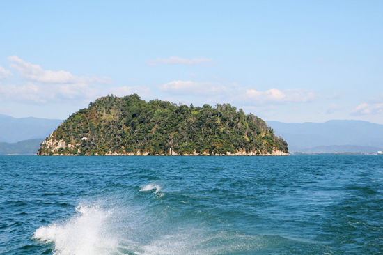 琵琶湖包围着的世外桃源——竹生岛