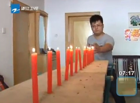 浙江牛人使少林绝技击灭3米蜡烛引日本热议