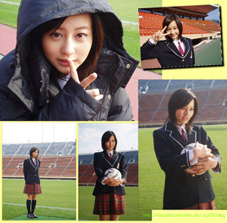 大野丝出任今年日本高中足球的应援经理