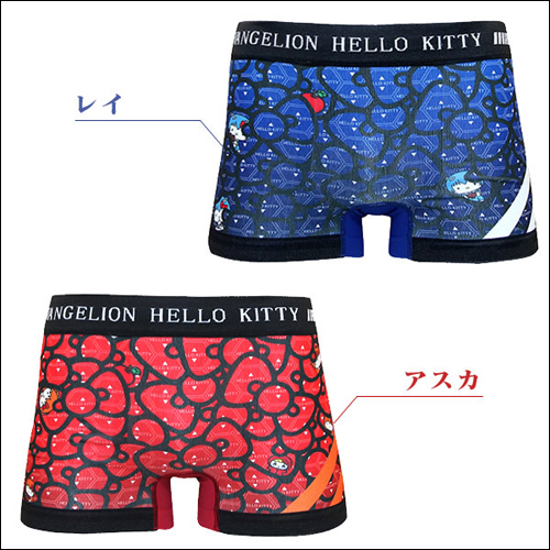 日本限量发售EVA×凯蒂猫联合男士内裤