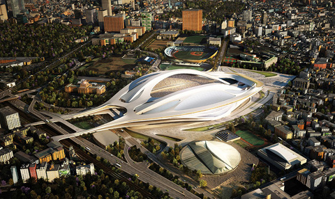 日本新国立竞技场建设方案敲定 目标奥运会