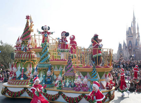 东京迪士尼推出圣诞月特别活动