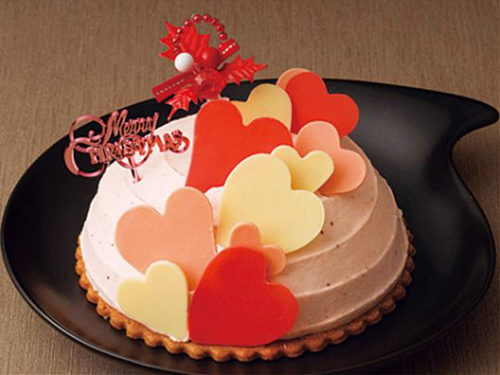 日本圣诞节蛋糕甜蜜出炉