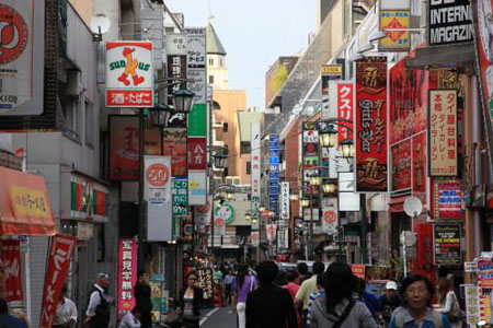 世界第一商业街新宿四方游