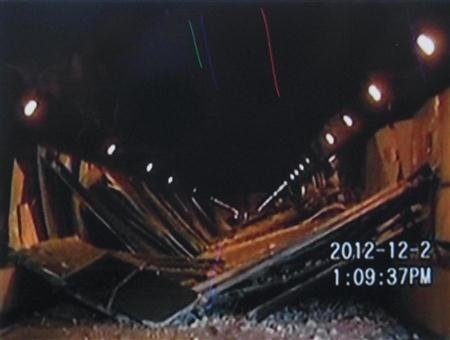 隧道崩塌至9人死亡 警方搜查隧道管理公司