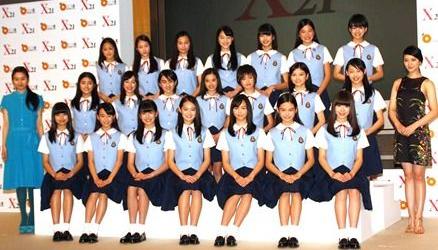 美少女组合X21成立 与AKB48争夺宅男市场
