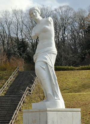 大卫雕像栩栩如生公园裸奔引居民争议不断