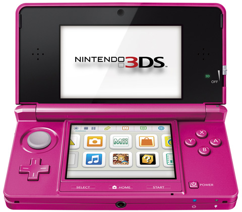 任天堂3月20日推出两款新颜色3DS主机