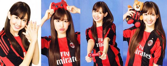 サッカー 日本代表 AKB48 小嶋陽菜 ユニフォーム シャツ メンズ