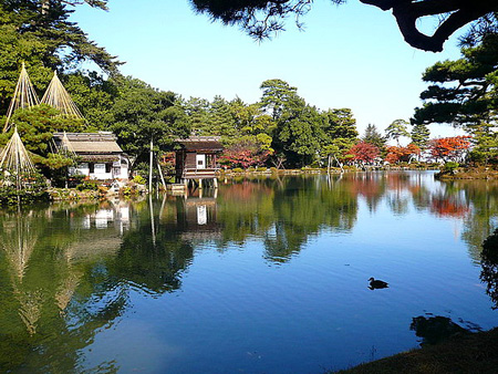 “兼六园”日本庭院的致美典雅
