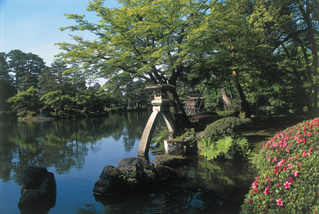 “兼六园”日本庭院的致美典雅
